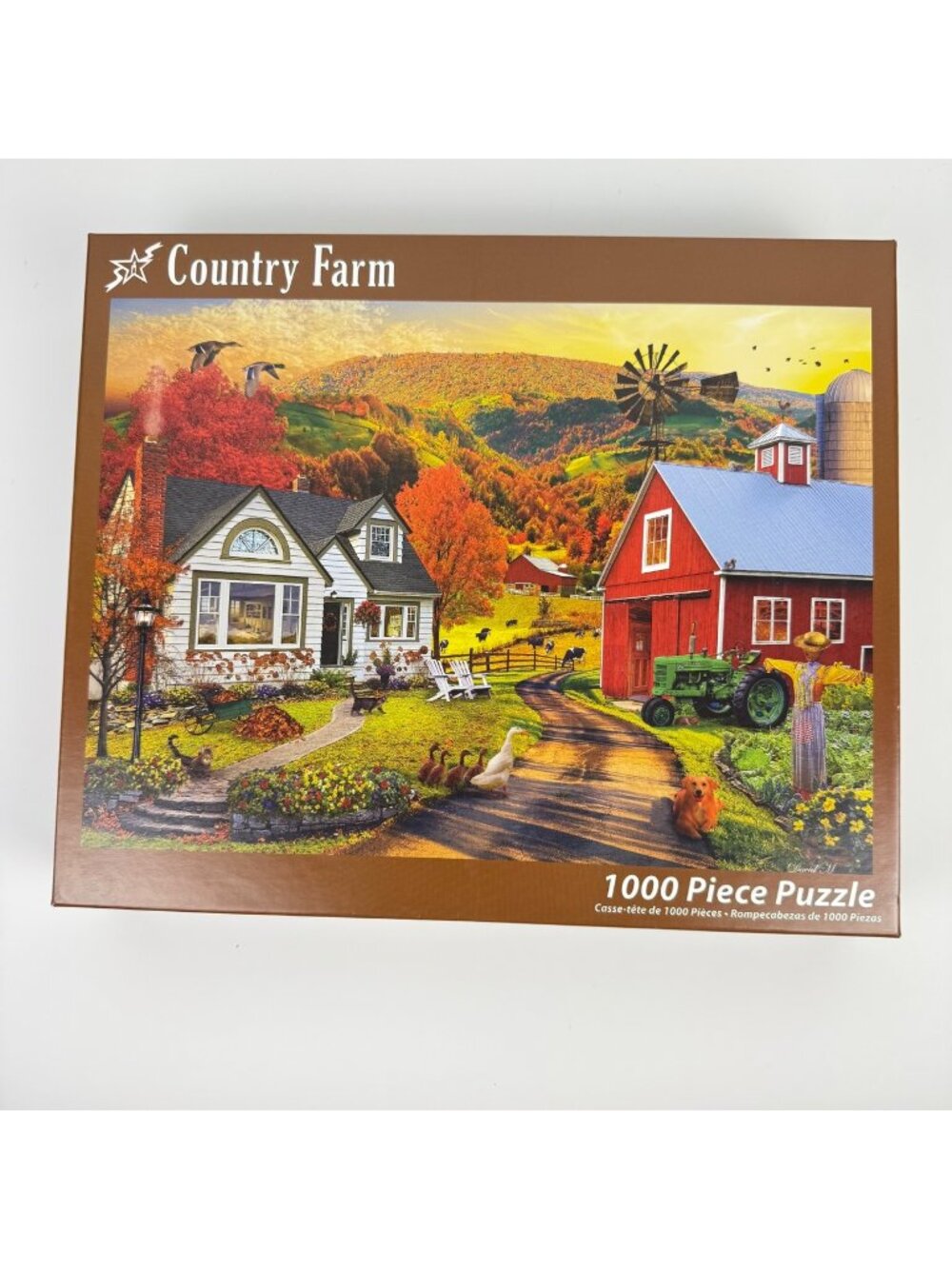 Vermont Christmas Co. Country Farm 1000-Pc. Jigsaw Puzzle